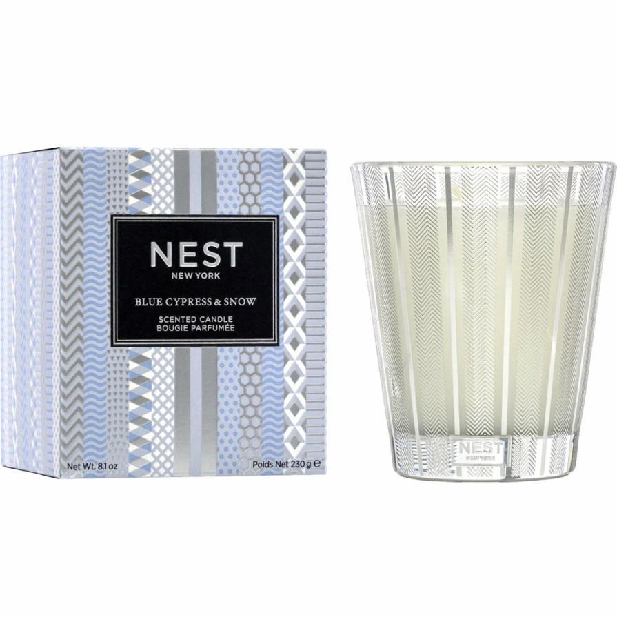 Home Decor * | Top 10 Nest Fragrances Nest New York Blue Cypress And Snow Classic Candle