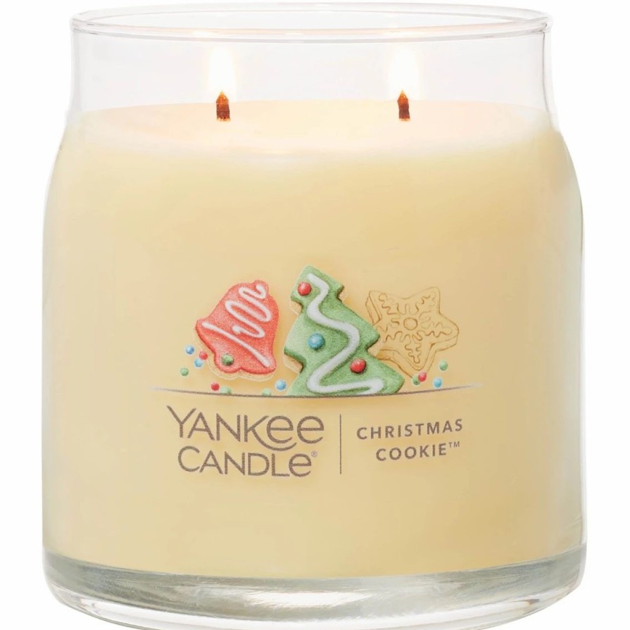 Home Decor * | Outlet Yankee Candle Christmas Cookie Signature Medium Jar Candle