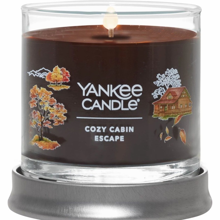 Home Decor * | Cheap Yankee Candle Cozy Cabin Escape Signature Small Tumbler Candle