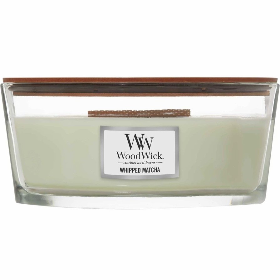 Home Decor * | Budget Woodwick Whipped Matcha Ellipse Candle