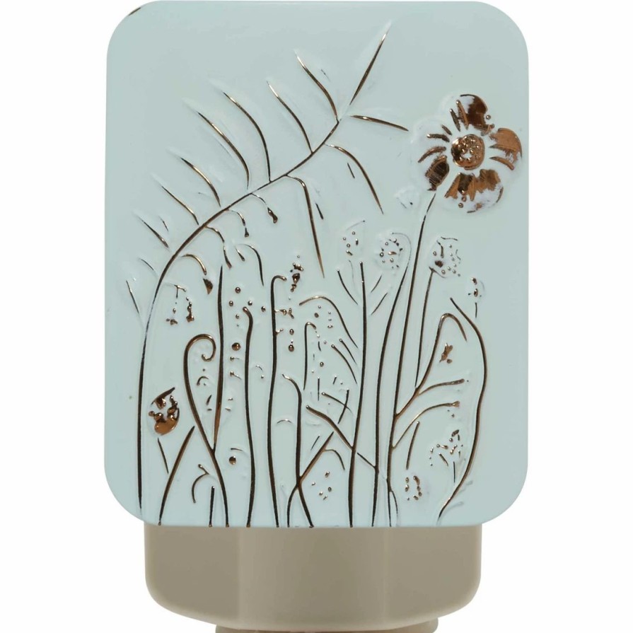 Home Decor * | Top 10 Yankee Candle Embossed Flower Scentplug Diffuser