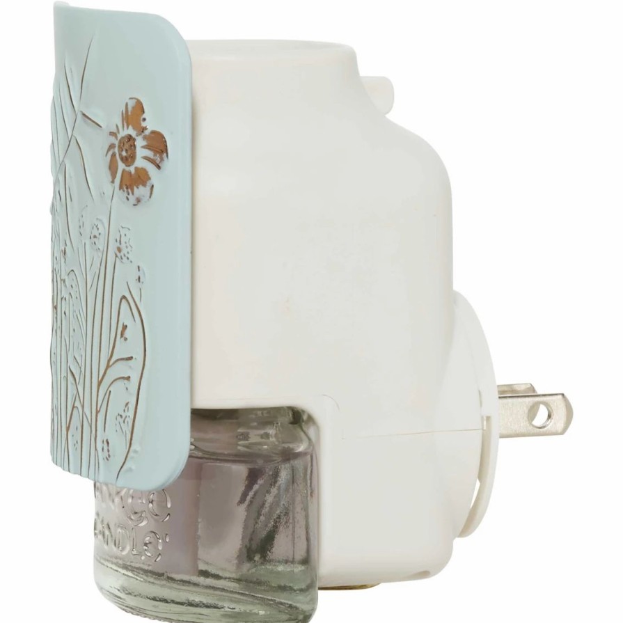 Home Decor * | Top 10 Yankee Candle Embossed Flower Scentplug Diffuser