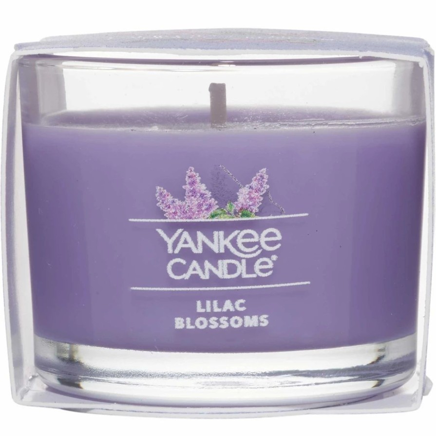 Home Decor * | Best Sale Yankee Candle Lilac Blossom Filled Votive Mini Candle