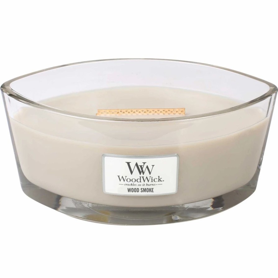 Home Decor * | Buy Woodwick Wood Smoke Ellipse Candle