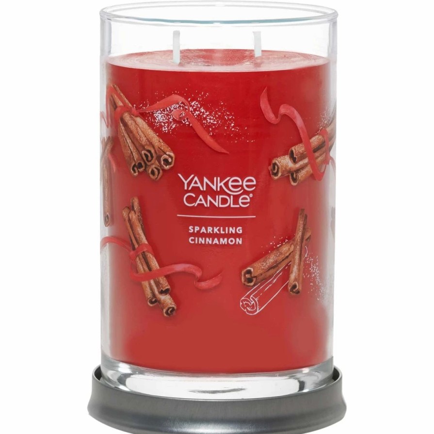 Home Decor * | Top 10 Yankee Candle Sparkling Cinnamon Signature Large Tumbler Candle