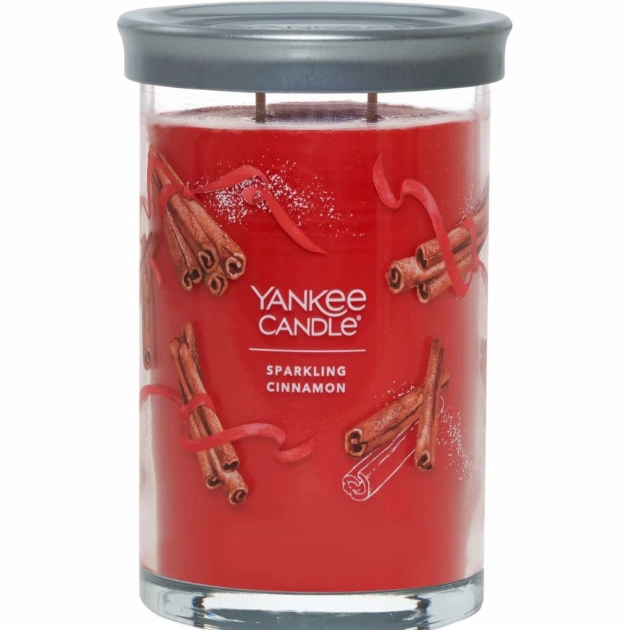 Home Decor * | Top 10 Yankee Candle Sparkling Cinnamon Signature Large Tumbler Candle