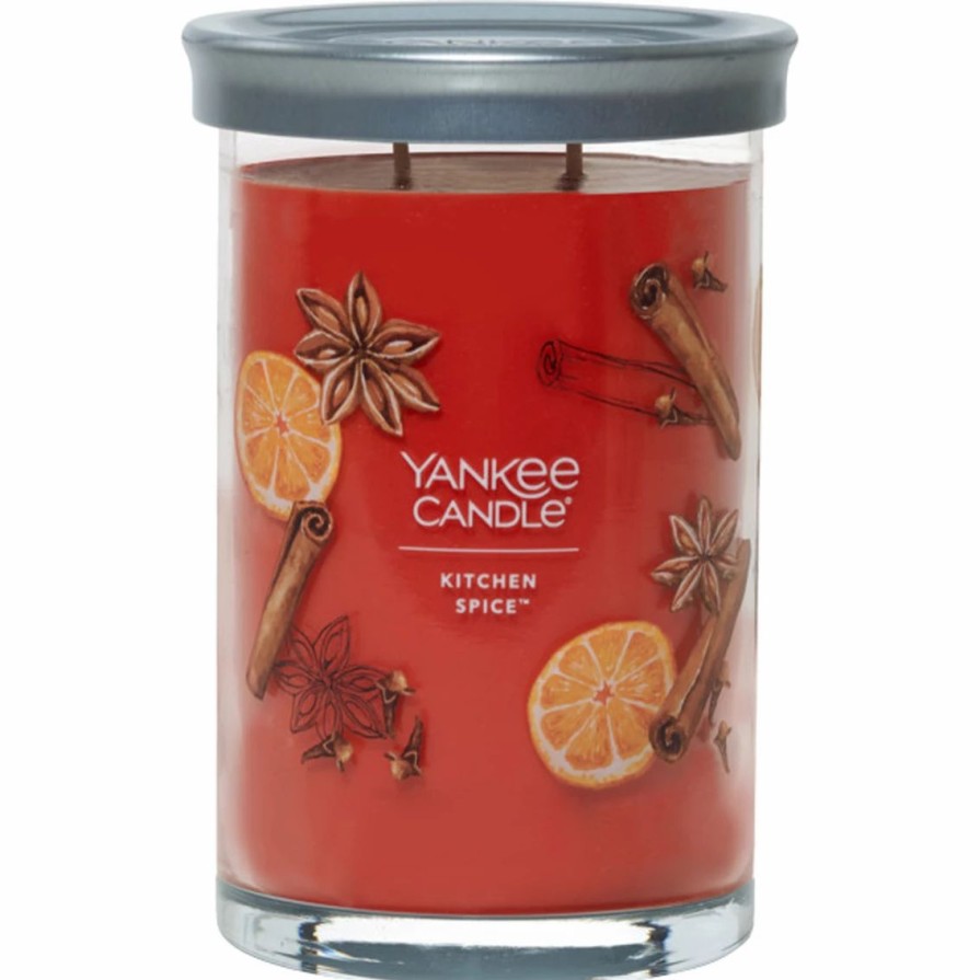 Home Decor * | Outlet Yankee Candle Kitchen Spice Signature Large Tumbler Candle