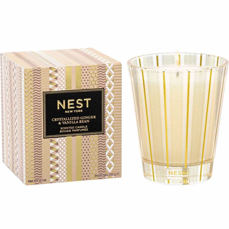 Home Decor * | Buy Nest New York Crystallized Ginger & Vanilla Bean Classic Candle