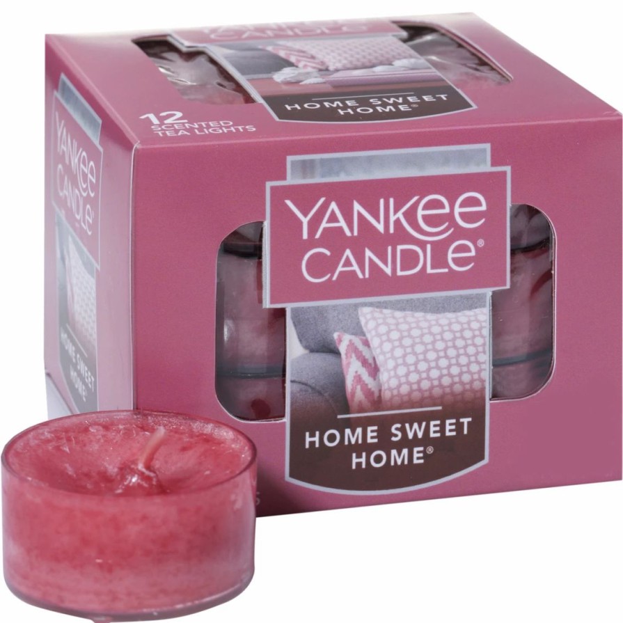 Home Decor * | Brand New Yankee Candle Home Sweet Home Tea Light Candles 12 Pk.