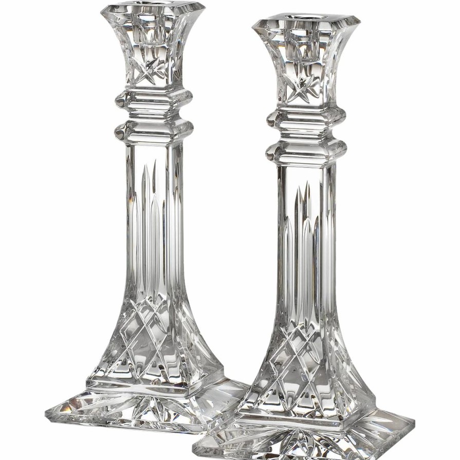 Home Decor * | Cheap Waterford Lismore 10 In. Candlestick 2 Pk.