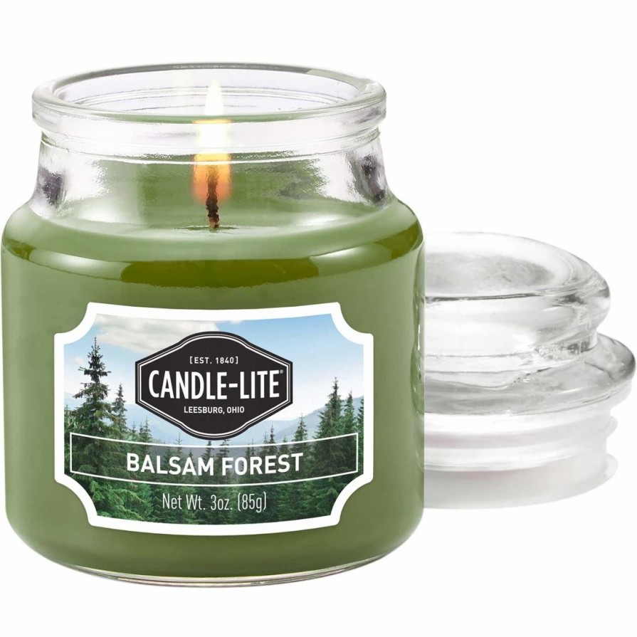 Home Decor * | Top 10 Candle-Lite Balsam Forest 3 Oz. Jar Candle