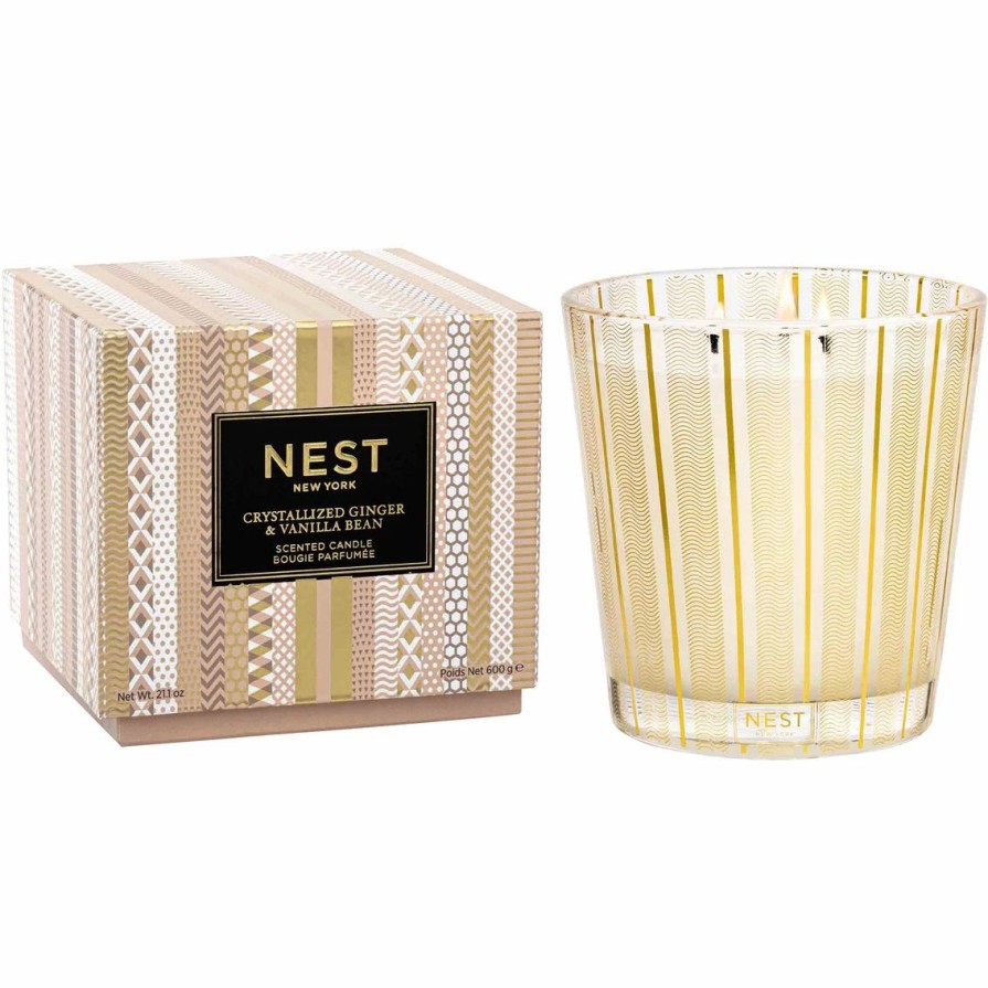 Home Decor * | Cheap Nest New York Crystallized Ginger & Vanilla Bean 3 Wick Candle