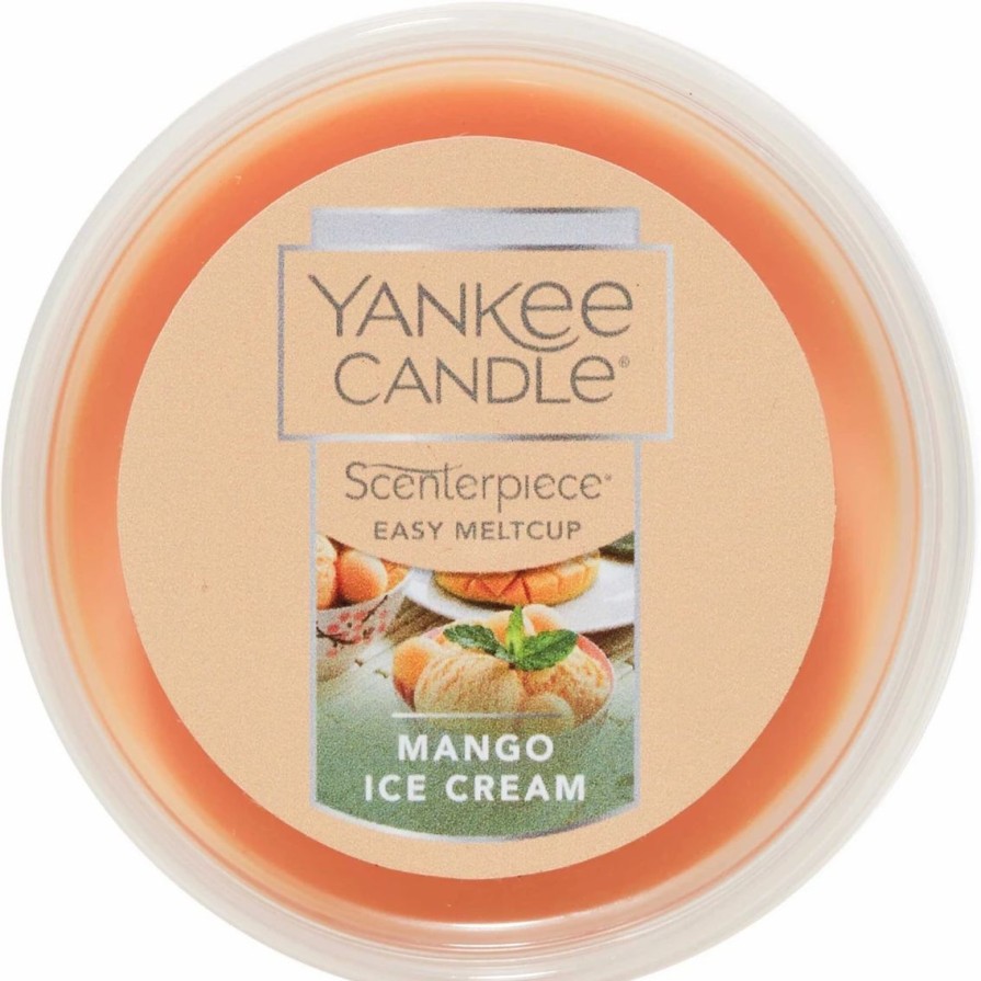 Home Decor * | New Yankee Candle Mango Ice Cream Melt Cup