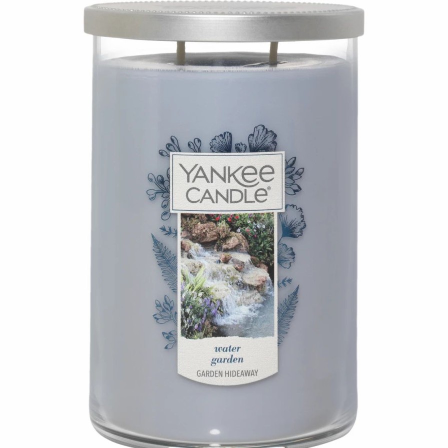 Home Decor * | Cheap Yankee Candle Water Garden 2 Wick Tumbler Candle