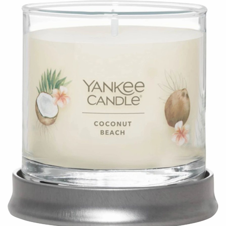 Home Decor * | Coupon Yankee Candle Coconut Beach Signature Small Tumbler Candle