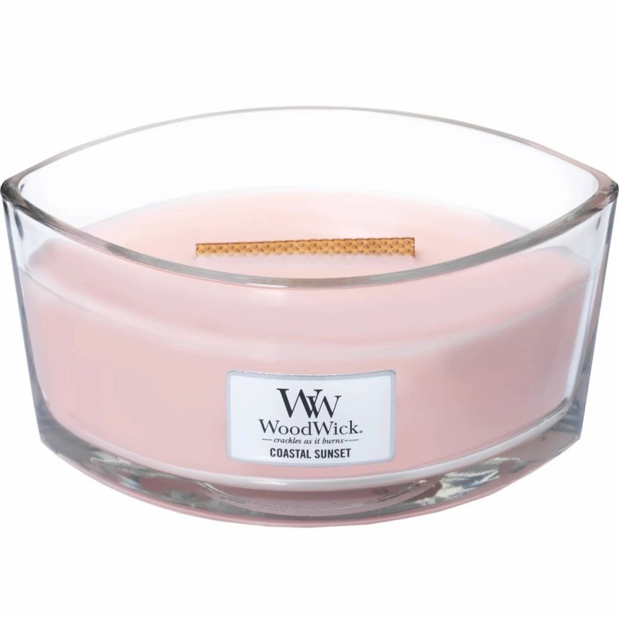 Home Decor * | Best Sale Woodwick Coastal Sunset Ellipse Jar Candle