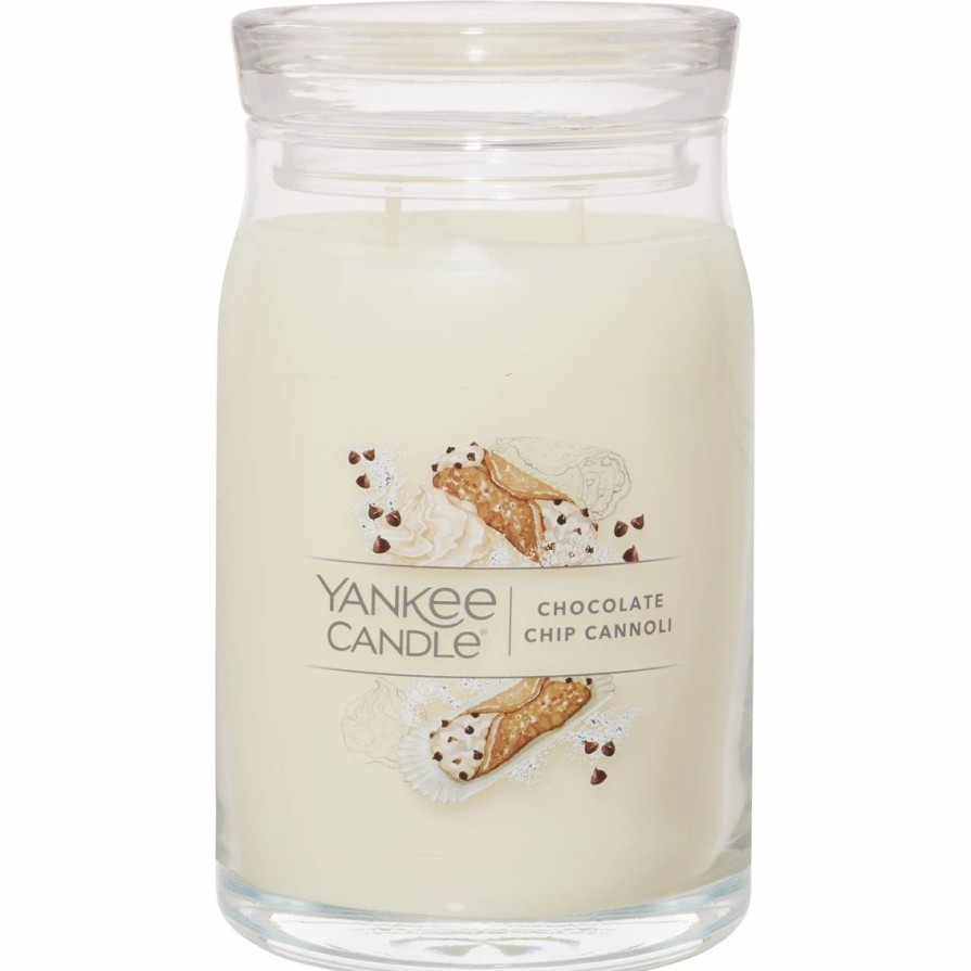 Home Decor * | Discount Yankee Candle Chocolate Chip Cannoli Signature Large Jar Candle