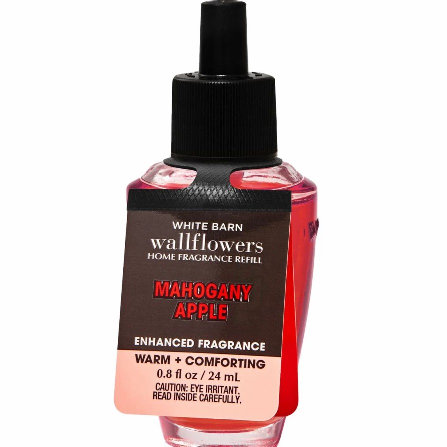 Home Decor * | Budget Bath & Body Works Mahogany Apple Wallflowers Refill