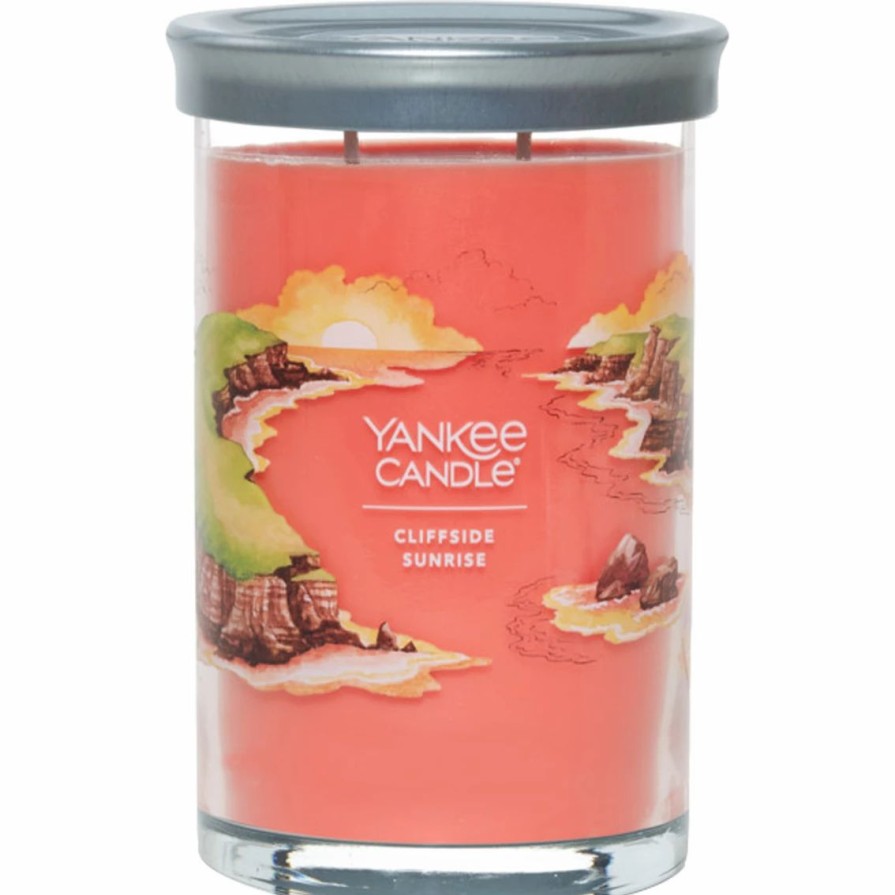 Home Decor * | Promo Yankee Candle Cliffside Sunrise Signature Large Tumbler Candle