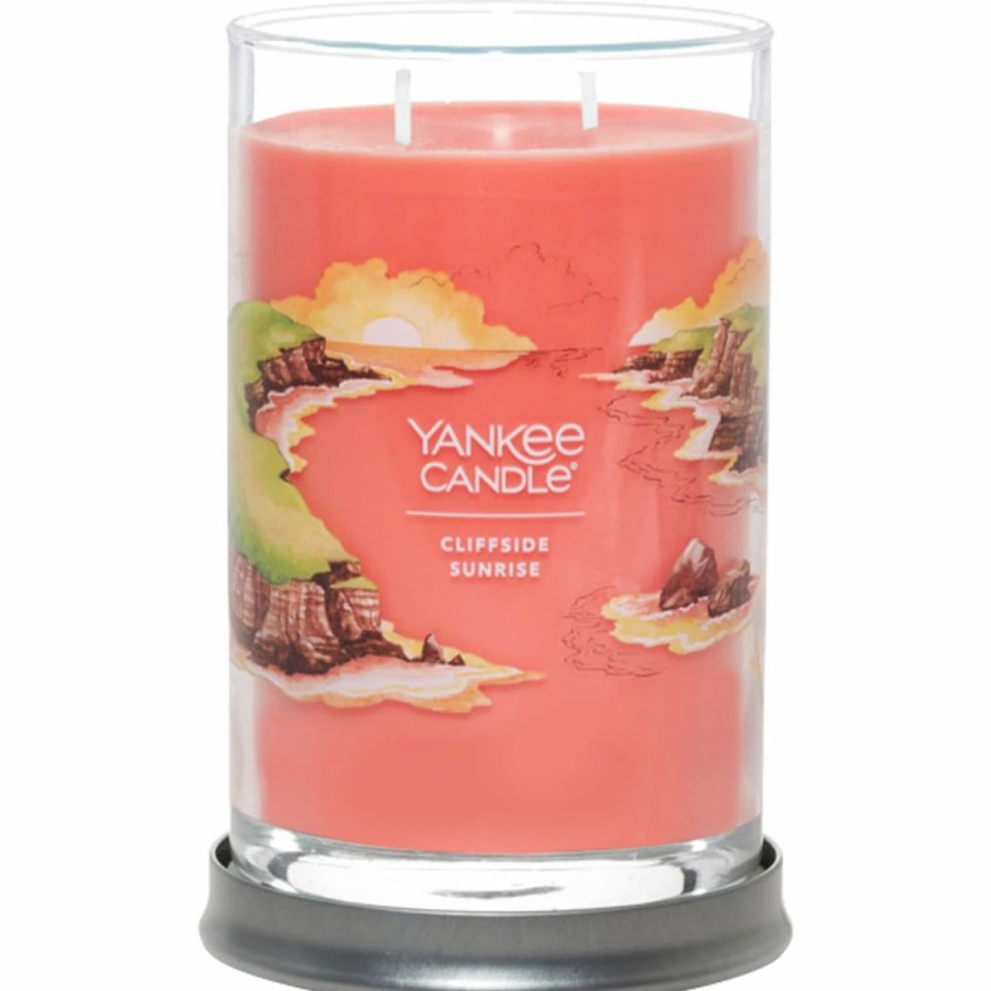 Home Decor * | Promo Yankee Candle Cliffside Sunrise Signature Large Tumbler Candle