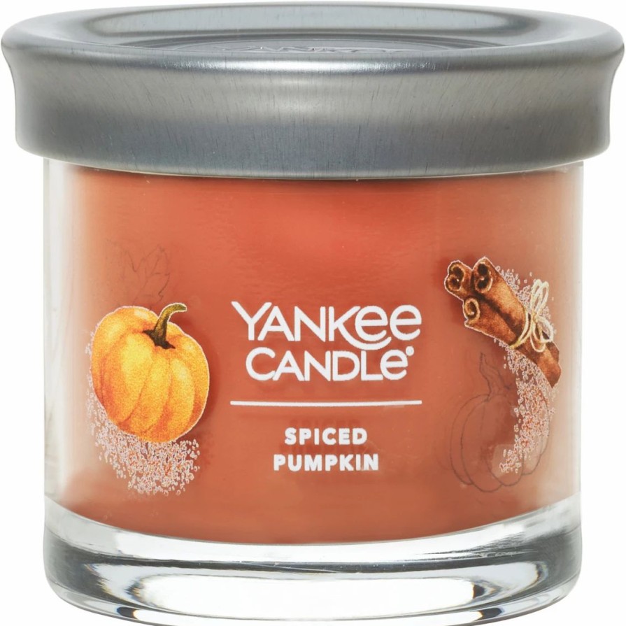 Home Decor * | Buy Yankee Candle Spiced Pumpkin Signature Small Tumbler Candle