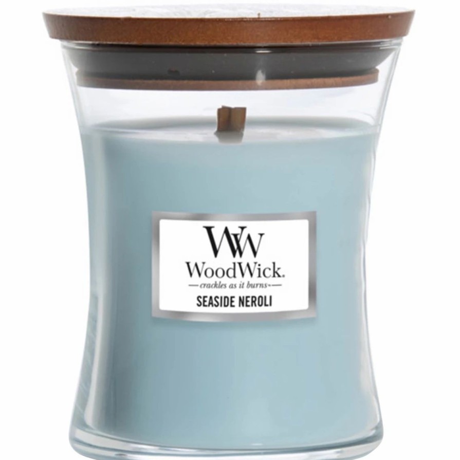 Home Decor * | Best Reviews Of Woodwick Seaside Neroli Medium Hourglass Candle