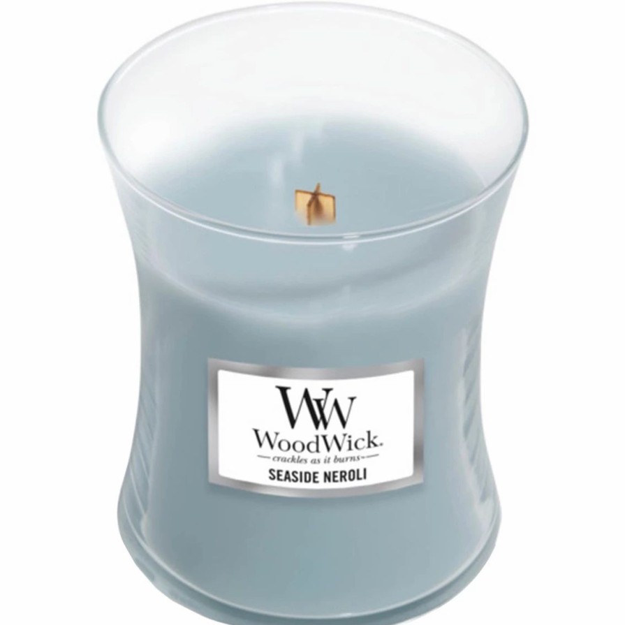 Home Decor * | Best Reviews Of Woodwick Seaside Neroli Medium Hourglass Candle