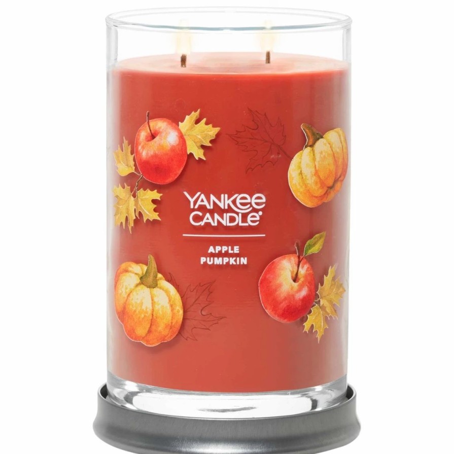 Home Decor * | Deals Yankee Candle Apple Pumpkin Signature Large Tumbler Candle