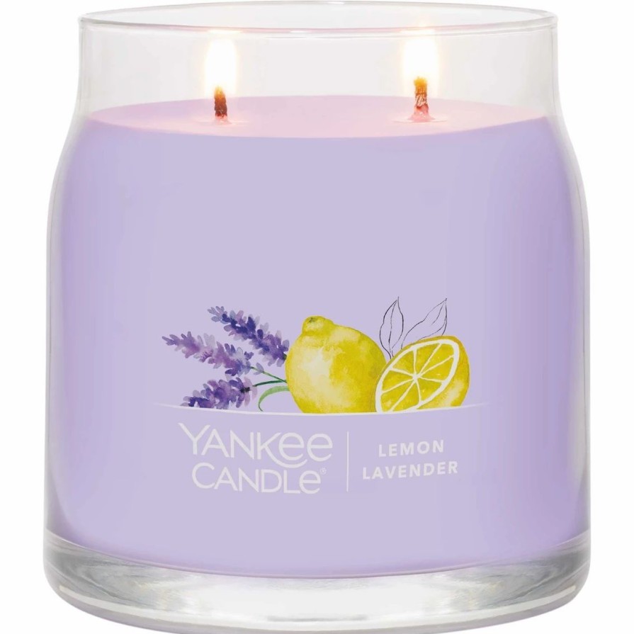 Home Decor * | Budget Yankee Candle Lemon Lavender Signature Medium Jar Candle