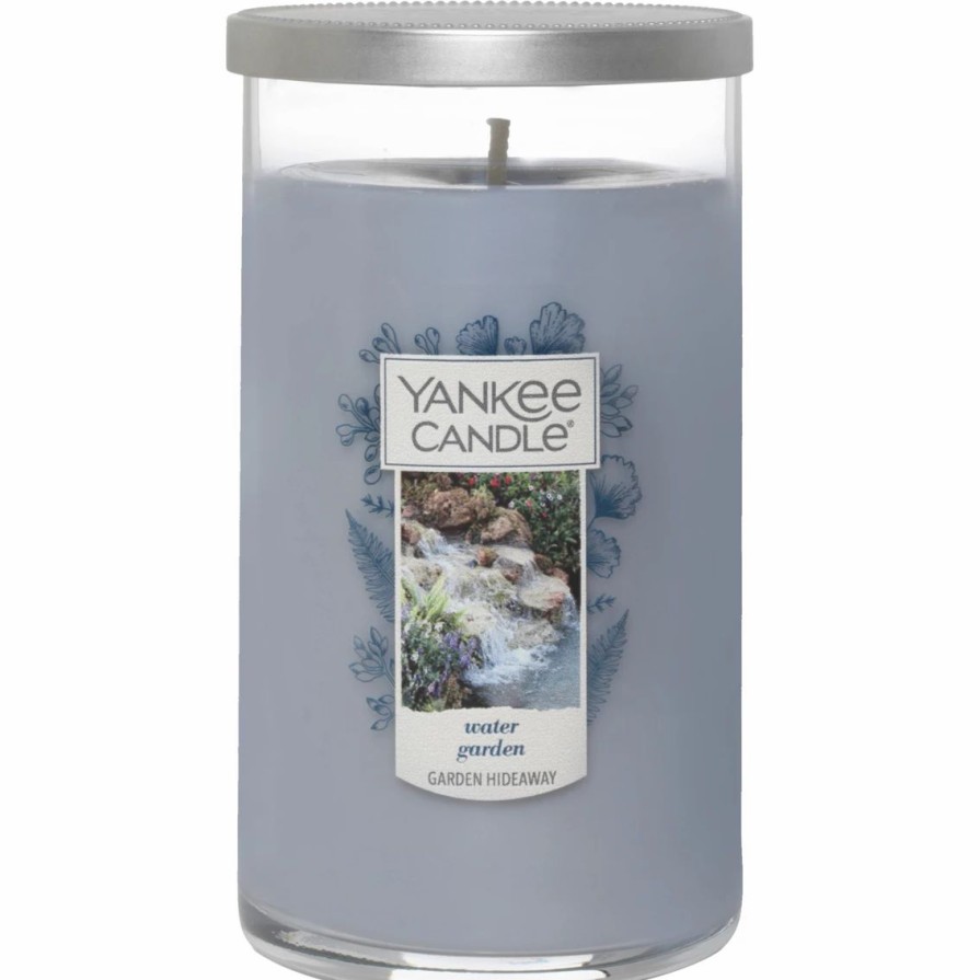 Home Decor * | Best Reviews Of Yankee Candle Water Garden Medium Perfect Pillar Candle