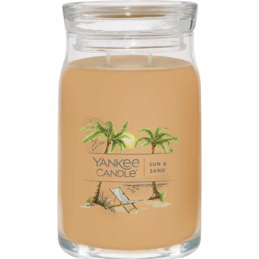 Home Decor * | Brand New Yankee Candle Sun And Sand Signature Large Jar Candle