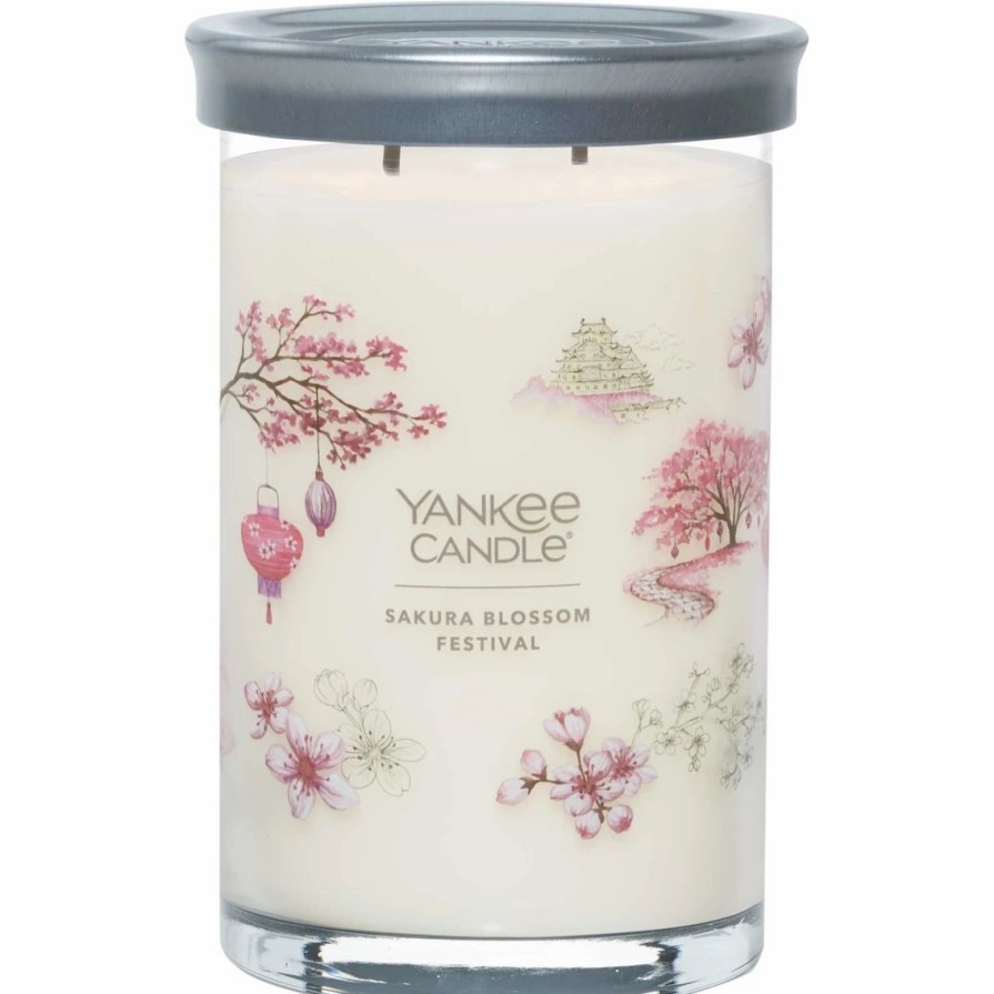 Home Decor * | Best Sale Yankee Candle Sakura Blossom Festival Signature Large Tumbler Candle