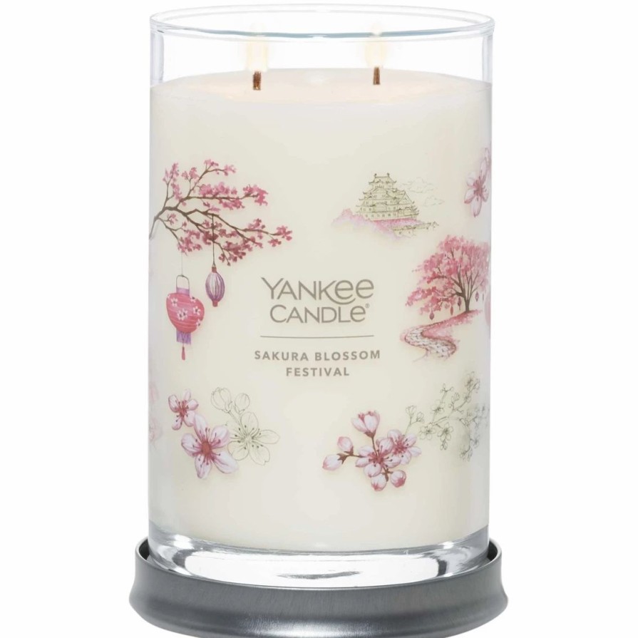 Home Decor * | Best Sale Yankee Candle Sakura Blossom Festival Signature Large Tumbler Candle