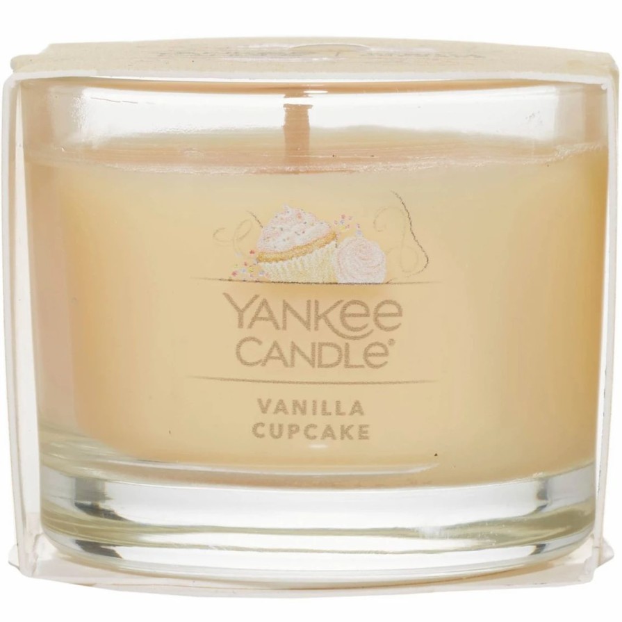 Home Decor * | Discount Yankee Candle Vanilla Cupcake Filled Votive Mini Candle