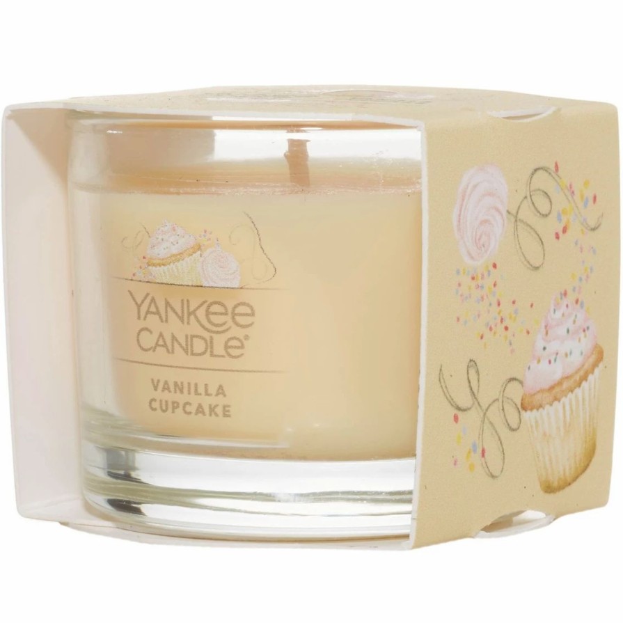 Home Decor * | Discount Yankee Candle Vanilla Cupcake Filled Votive Mini Candle