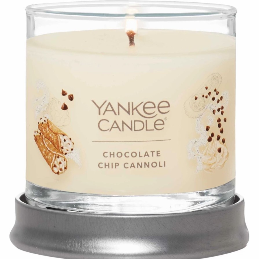 Home Decor * | Outlet Yankee Candle Chocolate Chip Cannoli Signature Small Tumbler Candle