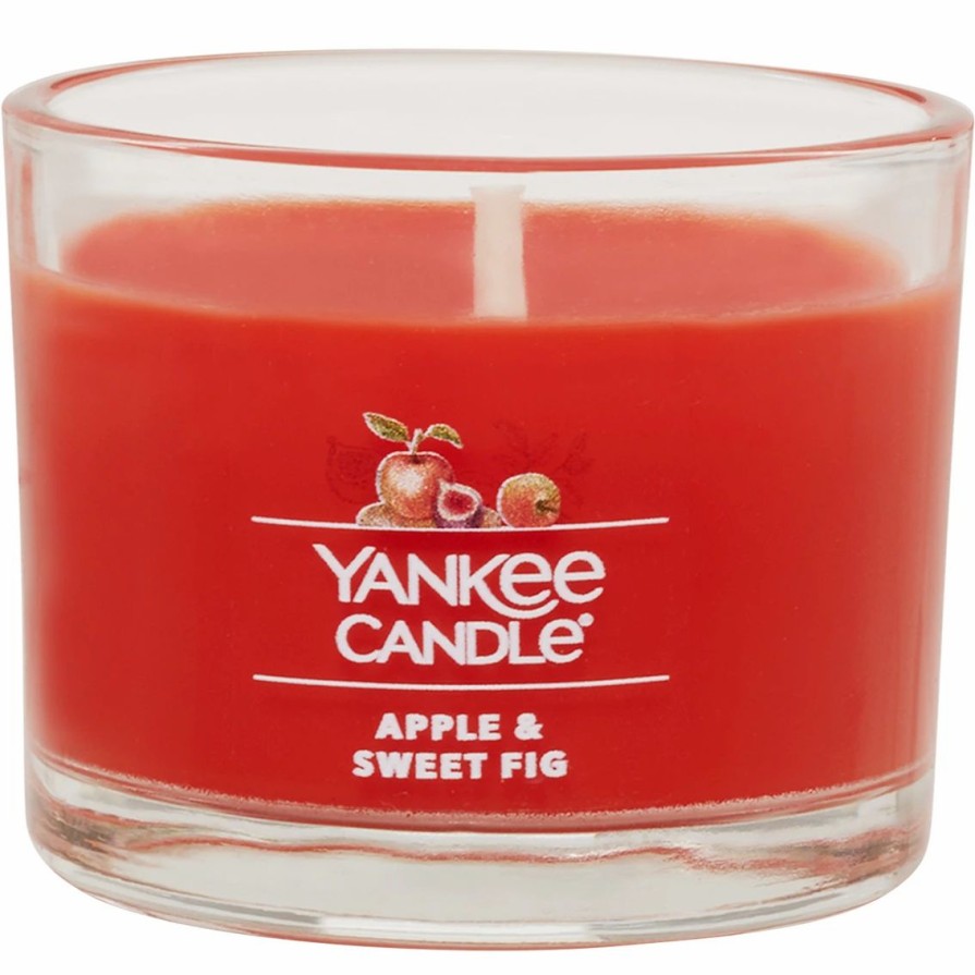 Home Decor * | Best Deal Yankee Candle Apple Sweet Fig Filled Votive Candle