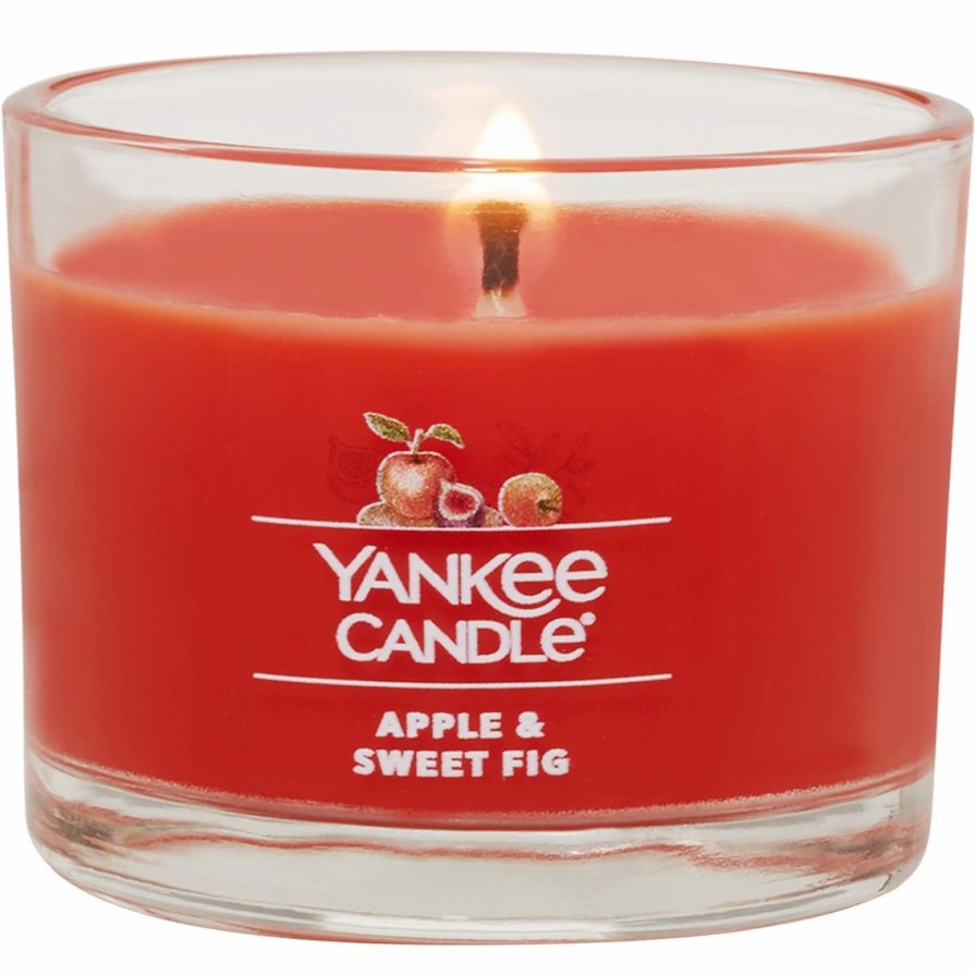 Home Decor * | Best Deal Yankee Candle Apple Sweet Fig Filled Votive Candle