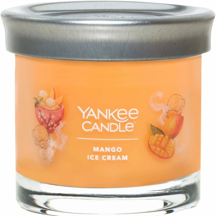 Home Decor * | Cheapest Yankee Candle Mango Ice Cream Signature Small Tumbler Candle