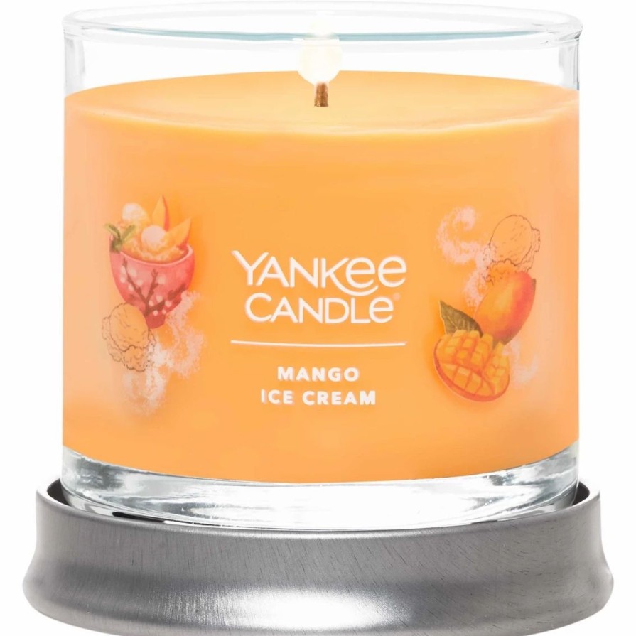 Home Decor * | Cheapest Yankee Candle Mango Ice Cream Signature Small Tumbler Candle