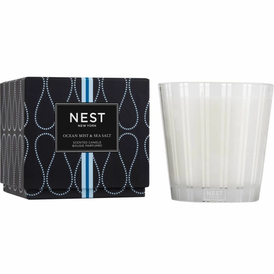 Home Decor * | Coupon Nest New York Nest Fragrances Ocean Mist And Sea Salt 3 Wick Candle