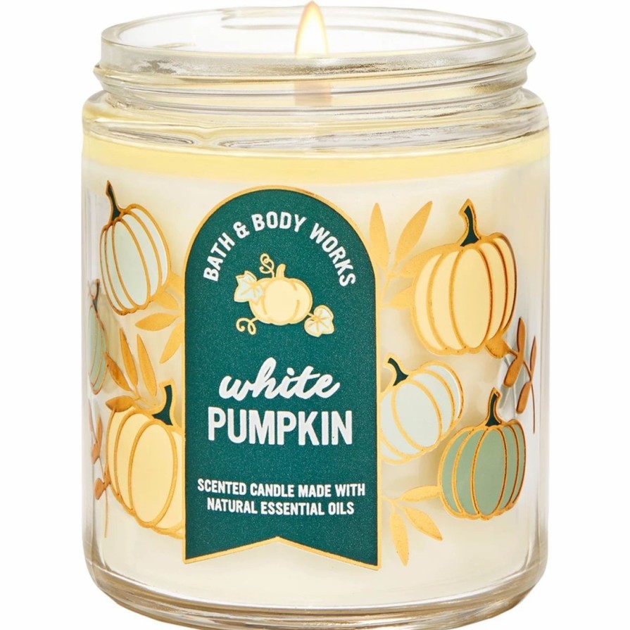 Home Decor * | Deals Bath & Body Works Pumpkin Pop: White Pumpkin Single Wick Candle