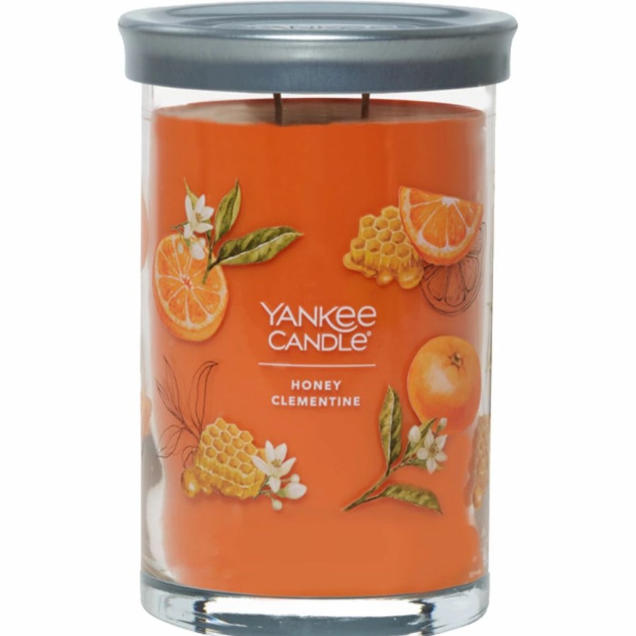 Home Decor * | Coupon Yankee Candle Honey Clementine Signature Large Tumbler Candle