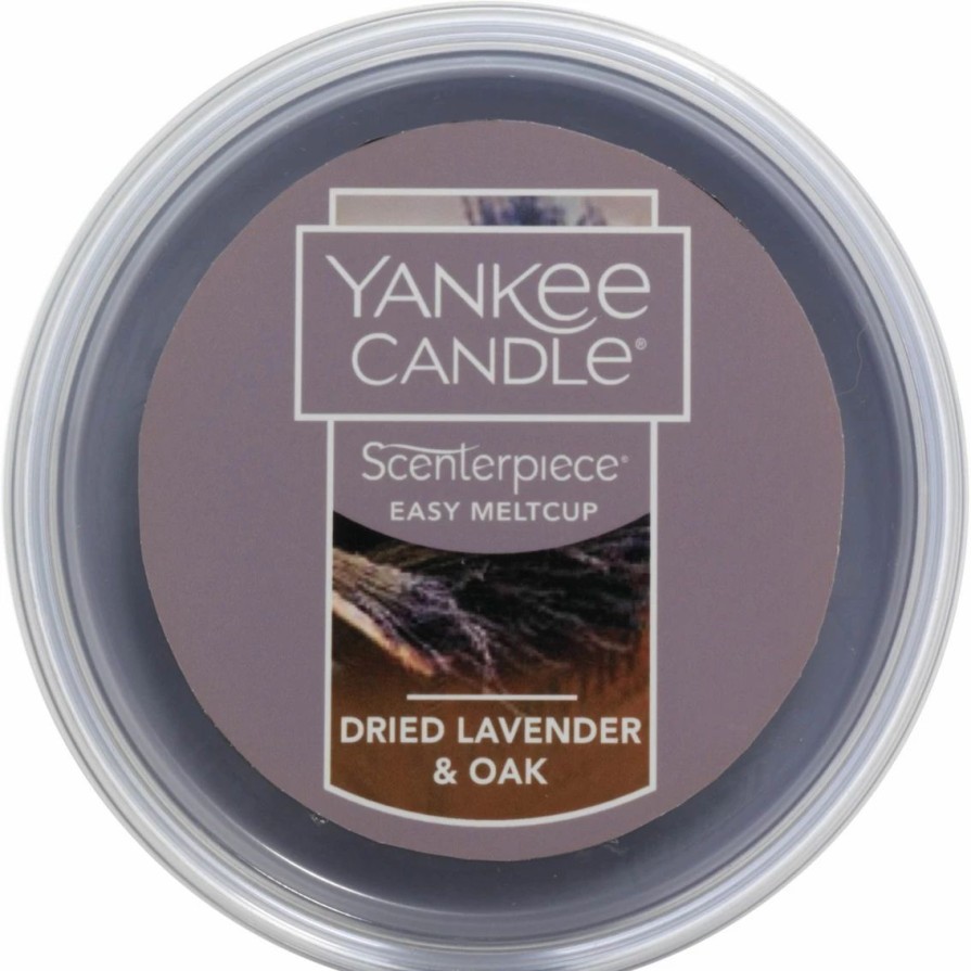 Home Decor * | Cheapest Yankee Candle Dried Lavender And Oak Wax Melt Cup