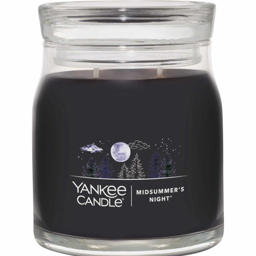 Home Decor * | Promo Yankee Candle Midsummer Night Signature Medium Jar Candle