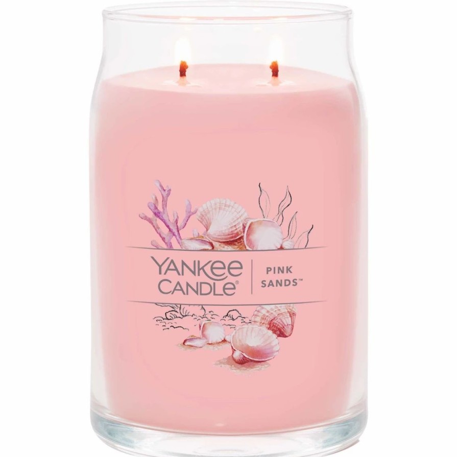 Home Decor * | New Yankee Candle Pink Sands Signature Large Jar Candle