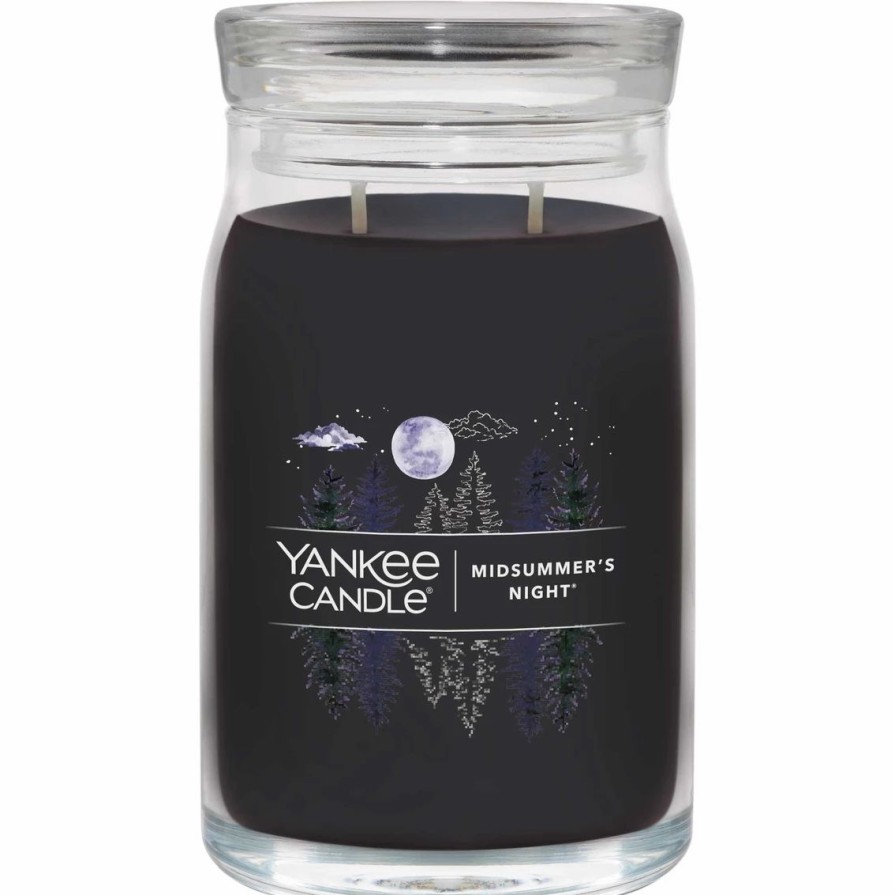 Home Decor * | New Yankee Candle Midsummer'S Night Signature Large Jar Candle