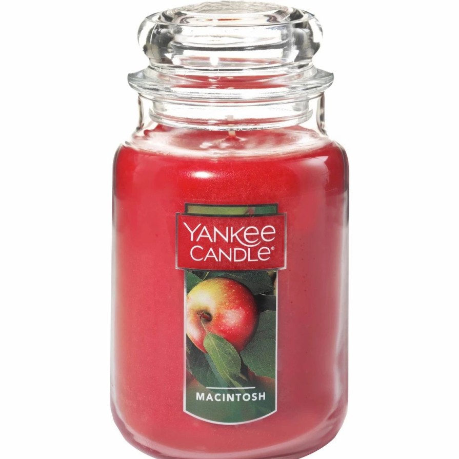 Home Decor * | Best Deal Yankee Candle Macintosh Large Jar Candle