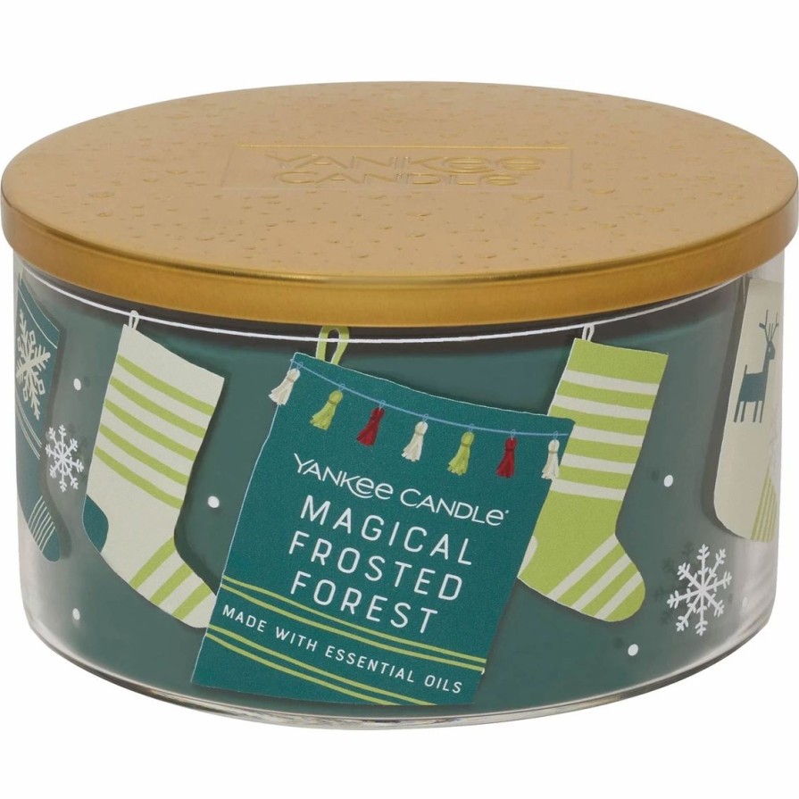 Home Decor * | Buy Yankee Candle Magical Frosted Forest 3 Wick Candle