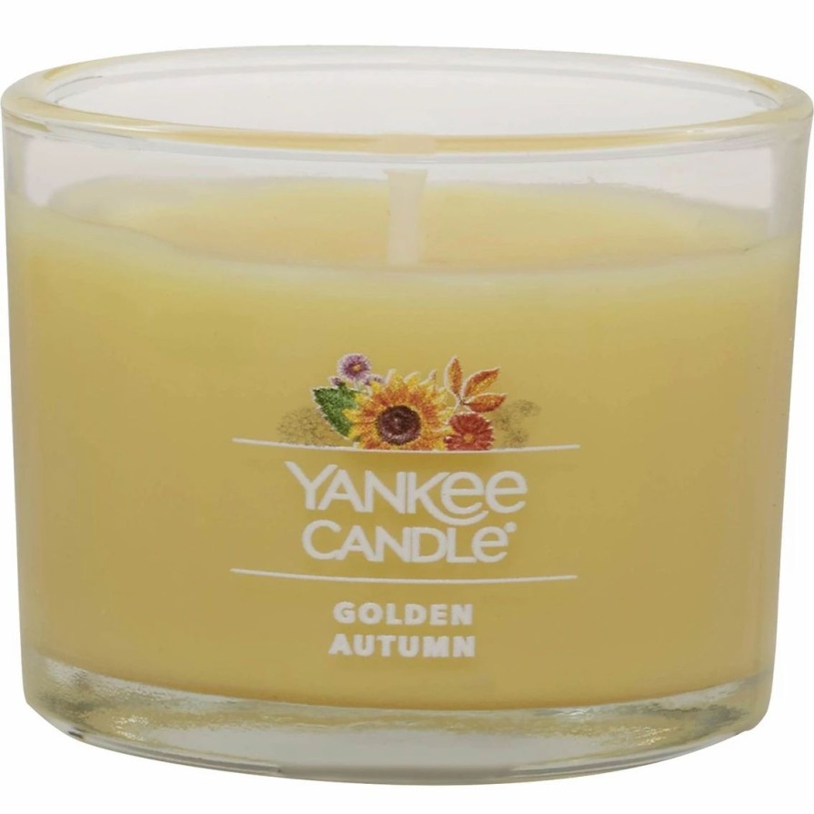 Home Decor * | Cheap Yankee Candle Golden Autumn Filled Votive Candle